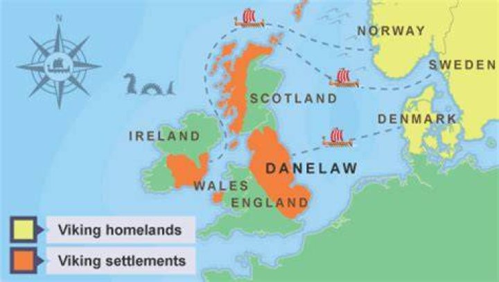 Did vikings settle in scotland?