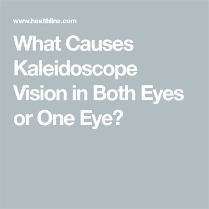 Does kaleidoscope vision go away?