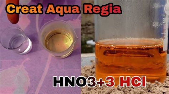 How to make aqua regia at home?