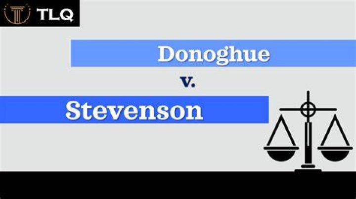 In donoghue v stevenson?