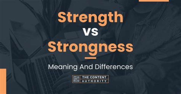 Is strongness a word?