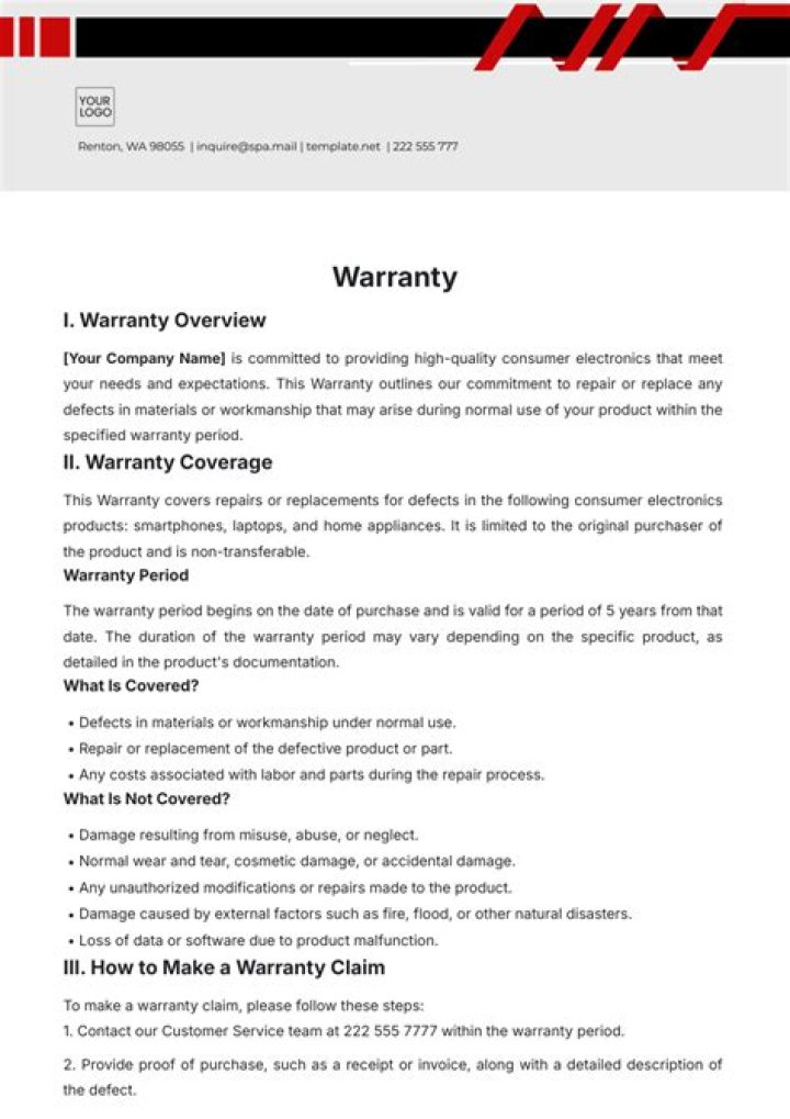 Is warranty a provision?