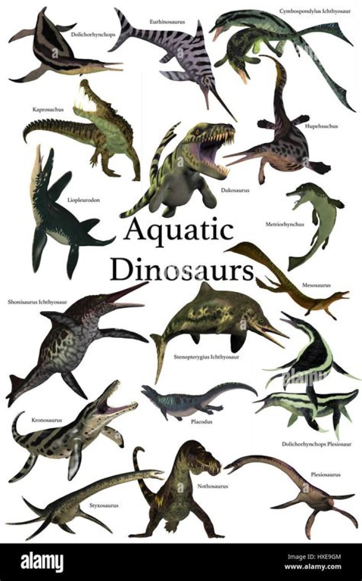 Were there any aquatic dinosaurs?