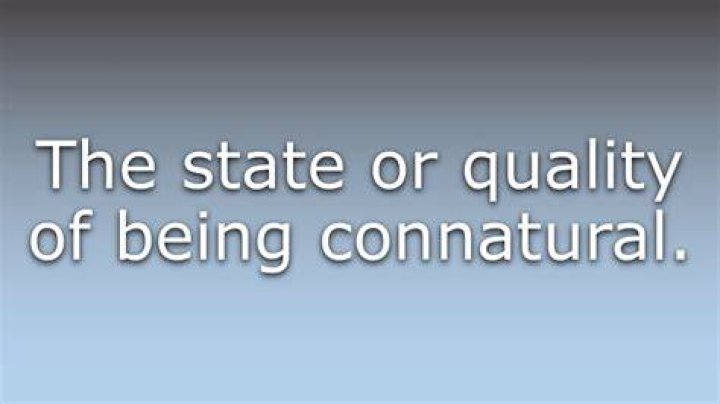 What does connaturalness mean?