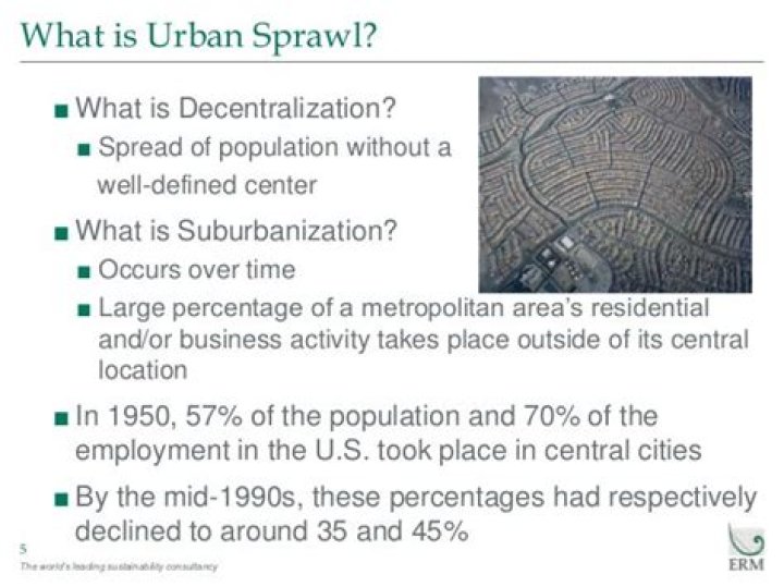 What does sprawled mean example?