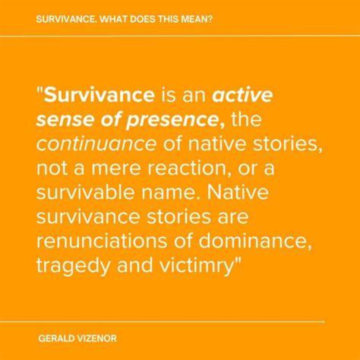 What does survivance mean?