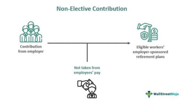 What is non elective contribution?