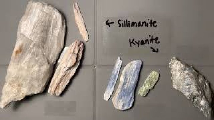What type of rock is sillimanite?