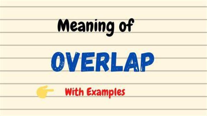 Whats a synonym for overlap?