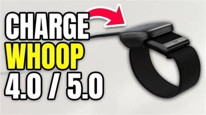When to charge whoop?