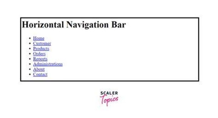 Which is the navigation bar?