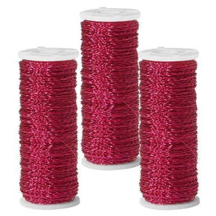 Why is bullion wire used in floral design?