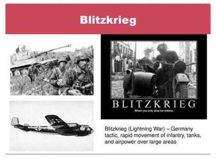 Why was blitzkrieg such a devastating form of warfare?